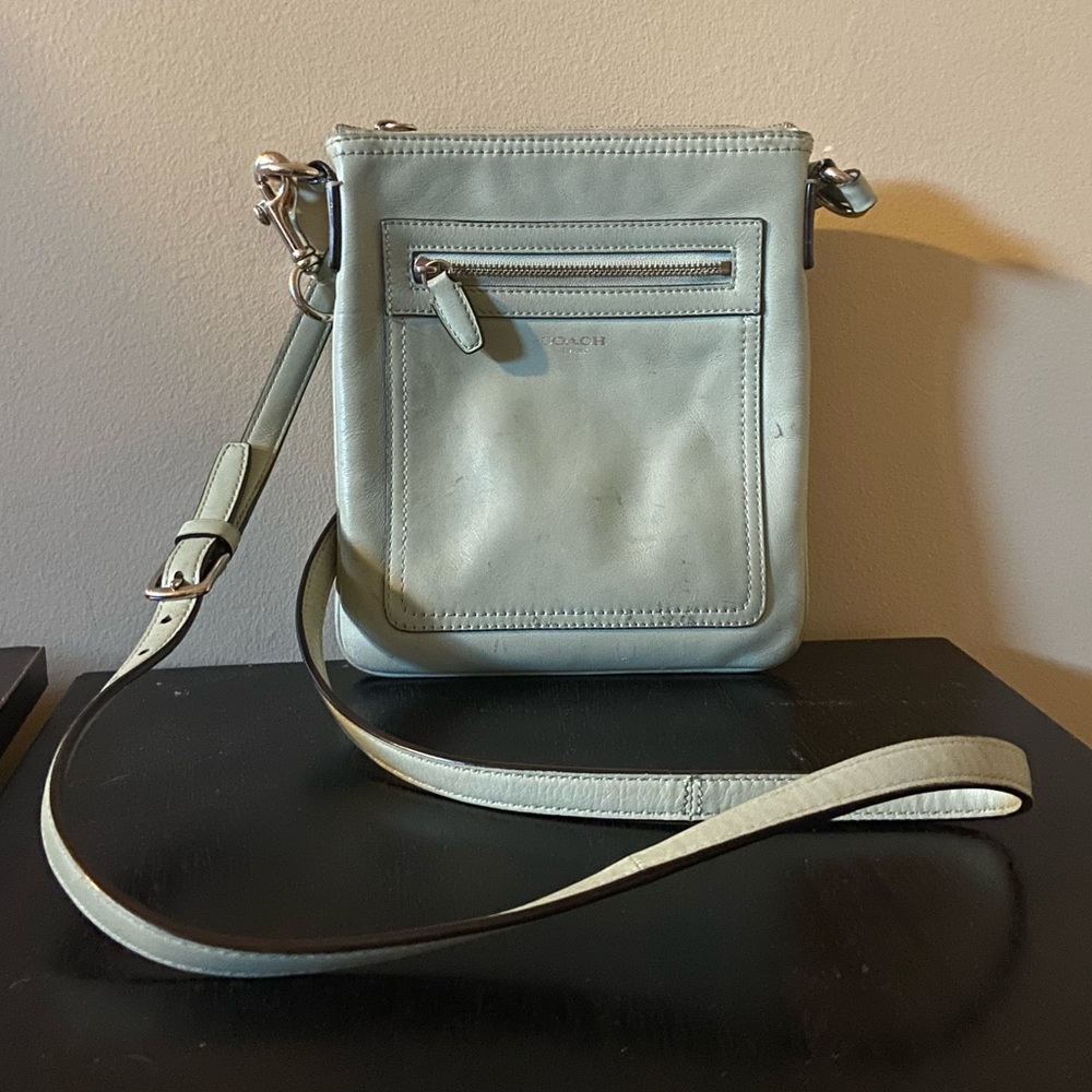 COACH Light Aqua Crossbody